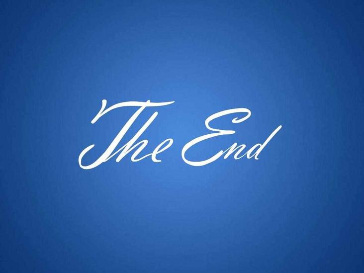 the end