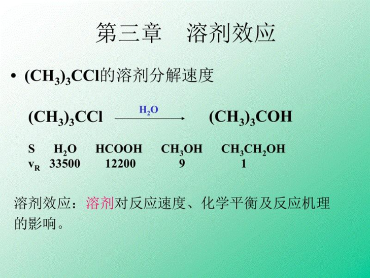 溶劑效應