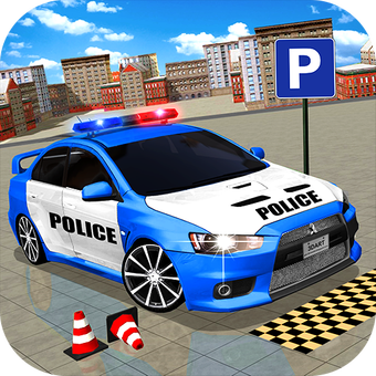 现代警车停车场3D：实车驾驶游戏