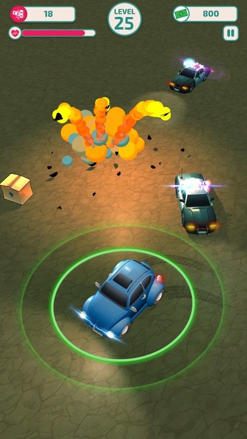 警車追逐游戲追求3