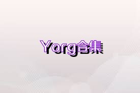 Yorg合集