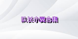 隊(duì)長(zhǎng)小翼合集