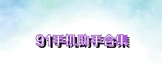 91手機(jī)助手合集