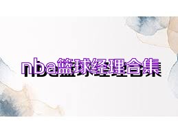 nba籃球經(jīng)理合集