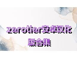 zerotier安卓漢化版合集