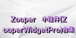 Zooper小掛件(ZooperWidgetPro)合集