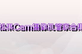 松果Cam攝像機管家合集