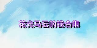 花光馬云的錢合集