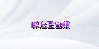 保險(xiǎn)王合集