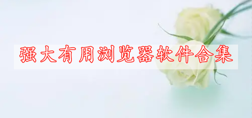 強(qiáng)大有用瀏覽器軟件合集