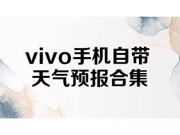 vivo手機自帶天氣預(yù)報合集