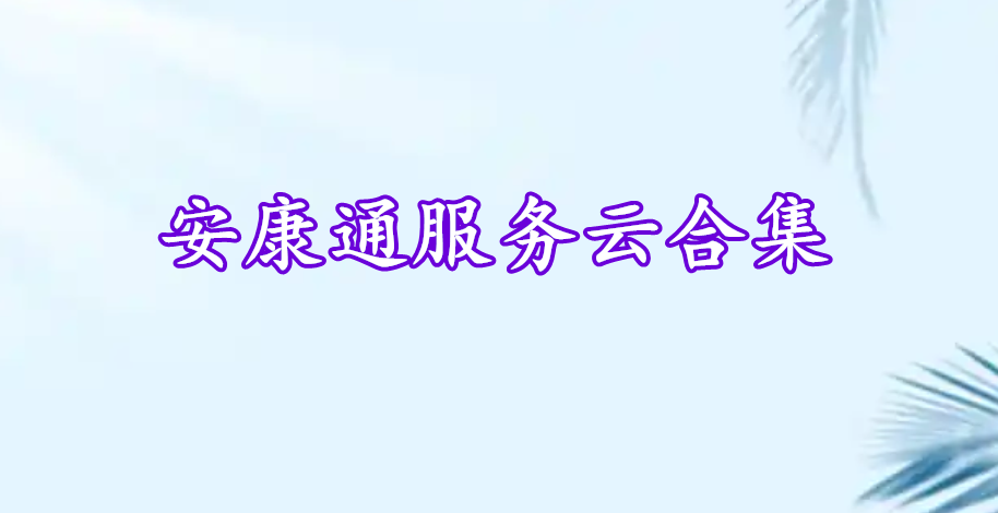 安康通服務云合集