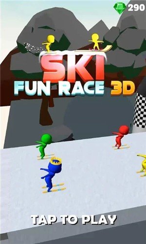 滑雪趣味賽3D最新版1