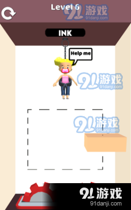 畫線救女孩游戲1