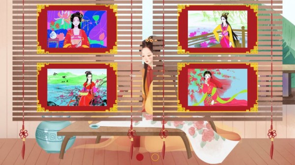 公主古裝少女涂色手機(jī)版3