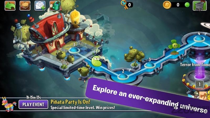 植物大戰(zhàn)僵尸2巨浪海灘中文版1