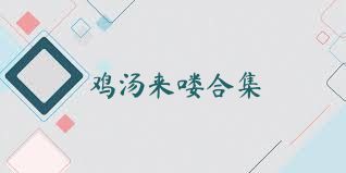 鸡汤来喽合集