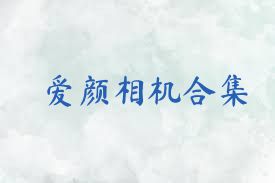 愛(ài)顏相機合集