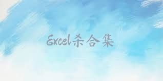 Excel殺合集