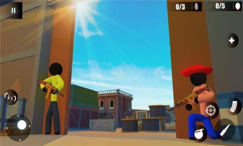 火柴人士兵射擊1