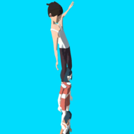 跑人梯Tower Run去廣告