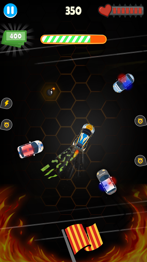 警車(chē)警察追逐游戲1