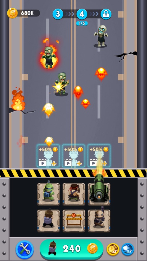 爆打小僵師 游戲