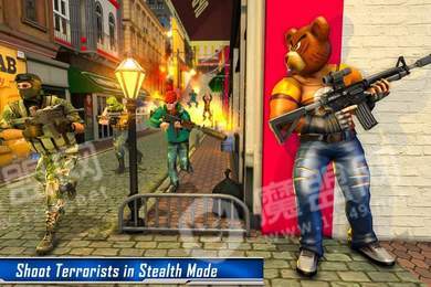 泰迪熊熱血槍?xiě)鸱磽?