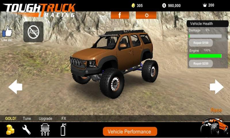 艱難的越野車比賽中文版1