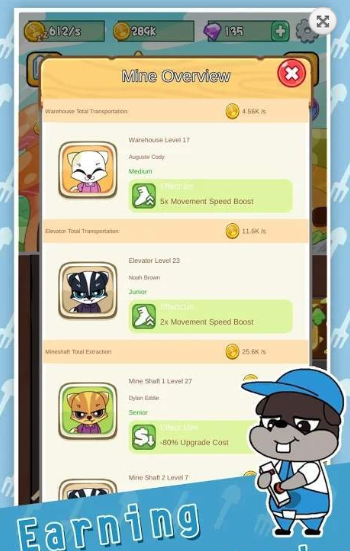 瘋狂老鼠礦工紅包版游戲1