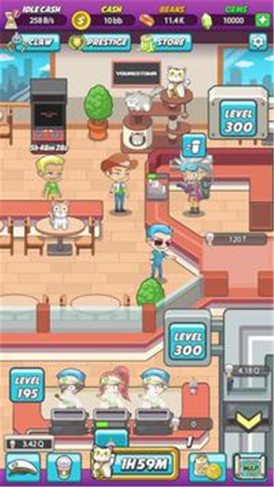 懶散的咖啡師大亨游戲1