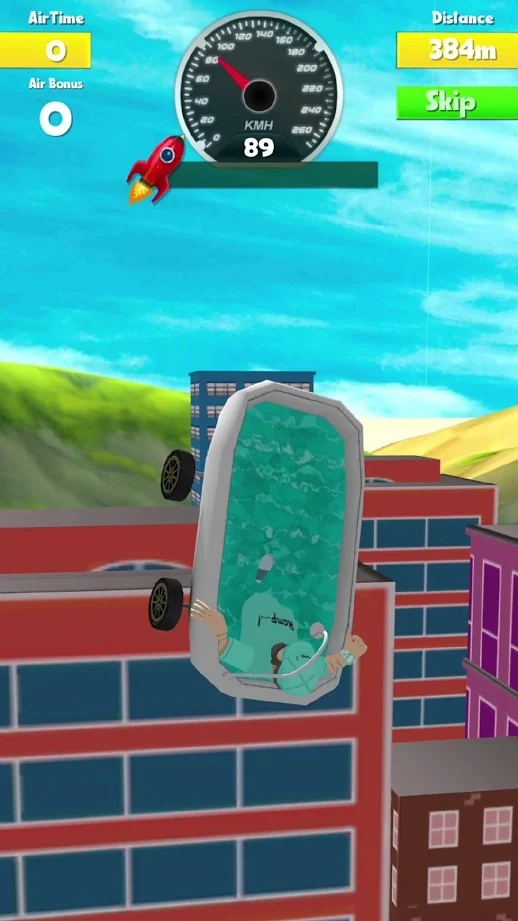 瘋狂輪椅特技3D1